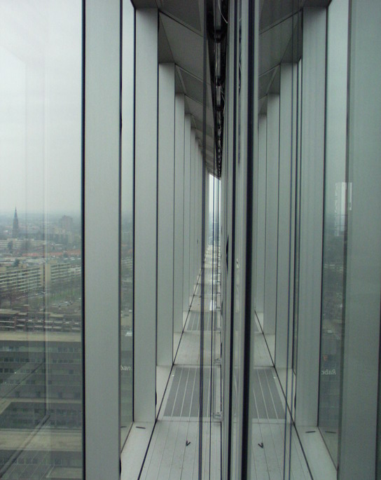 Double skin glass curtain wall